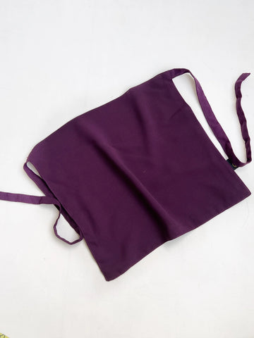 Wine Tie Back Niqab