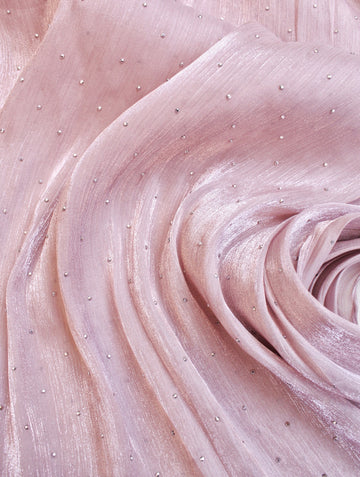 Lustre Gleam Diamante Hijab Pink