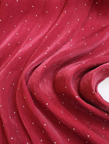 Lustre Gleam Diamante Hijab Garnet