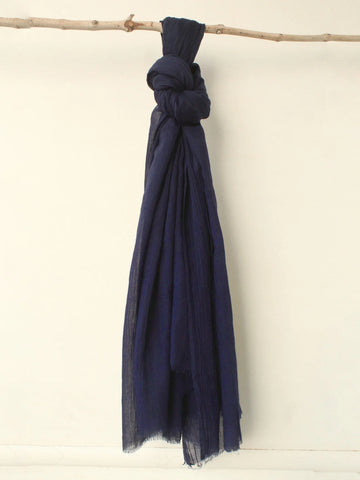 Feather Lawn Hijab Navy