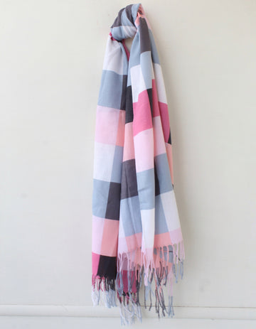 Chequered Fall Print Hijab