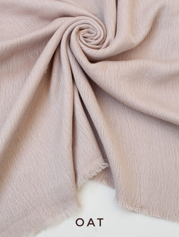 Crinkle Modal Hijab Oat