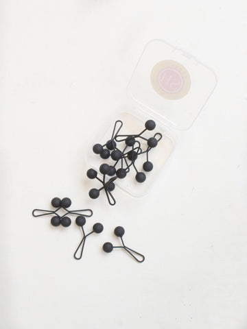 Matte Clip Pins Black