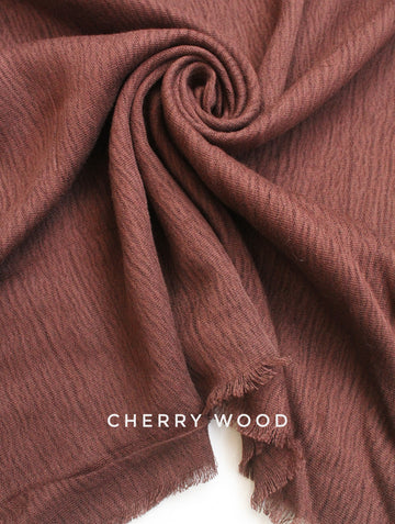 Crinkle Modal Hijab CherryWood