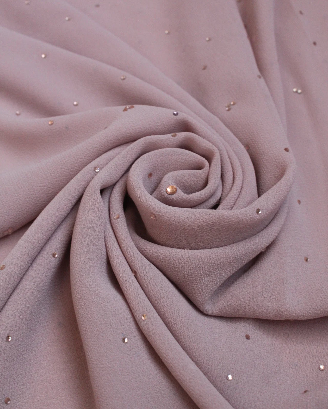 Zareen Diamante Hijab Raspberry Cream