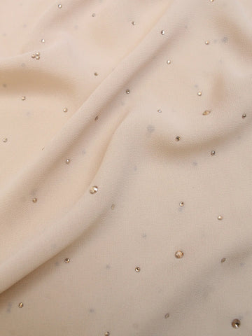 Zareen Diamante Hijab Warm Beige