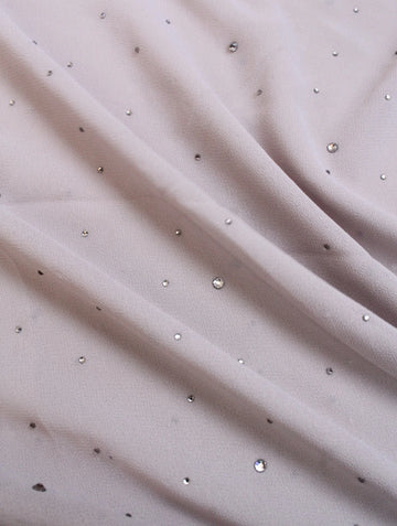 Zareen Diamante Hijab Cool Beige