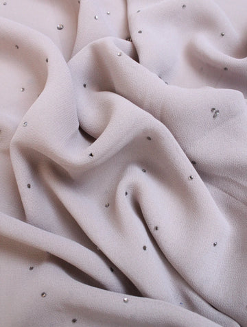 Zareen Diamante Hijab Sand