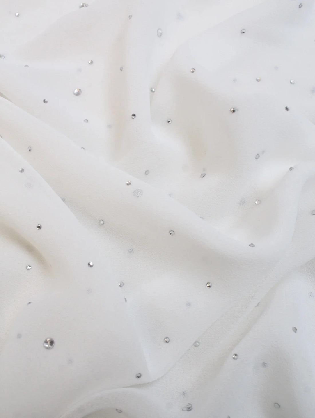 Zareen Diamante Hijab White