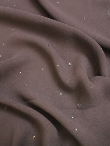 Zareen Diamante Hijab Cool Brown