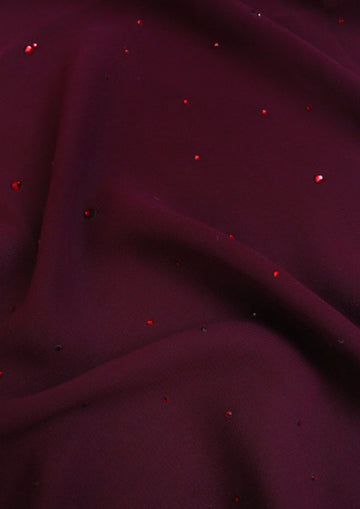 Zareen Diamante Hijab Plum
