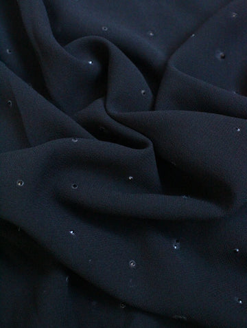 Zareen Diamante Hijab Black