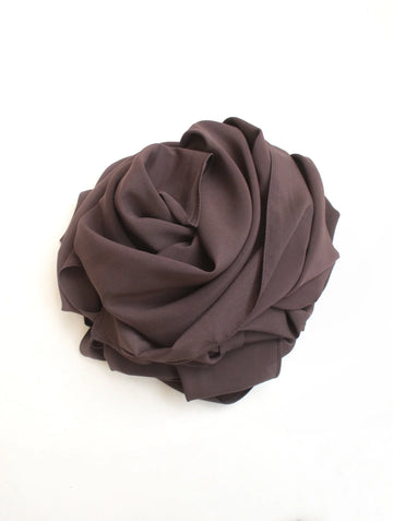 Liquid Jersey Hijab Brown