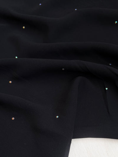 Shabnam Diamante Hijab Black