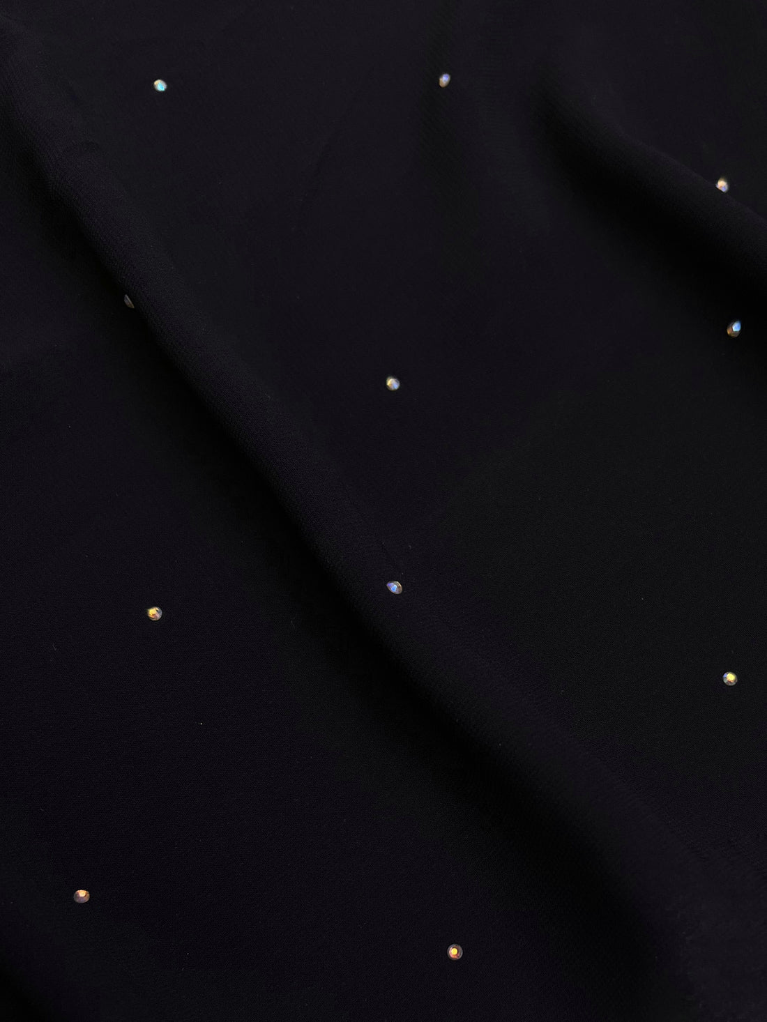 Shabnam Diamante Hijab Black