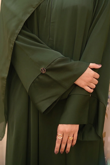 Raha Everyday Luxe Abaya Dark Army