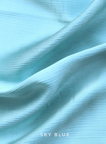 Luxe Silk Hijab Sky Blue