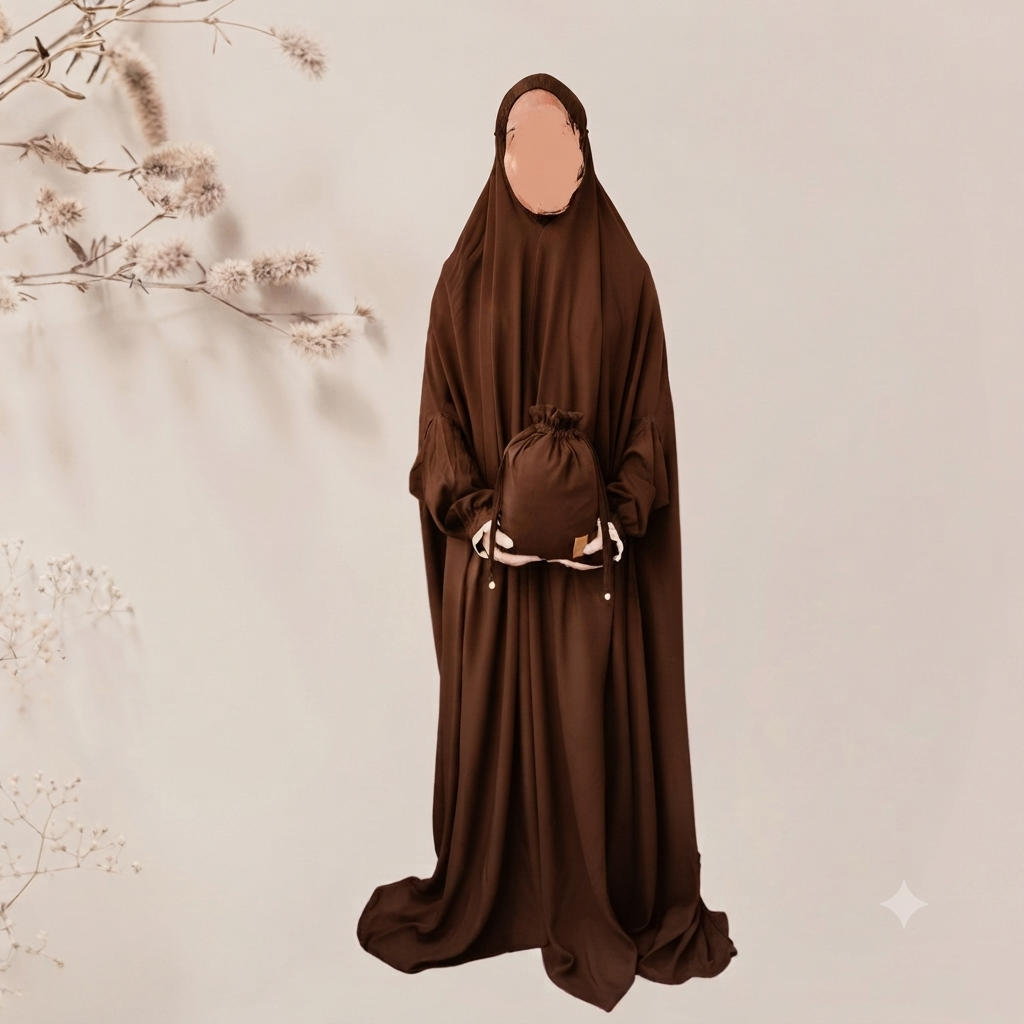 Linen | Zenia Namaz Chadar Chocolate