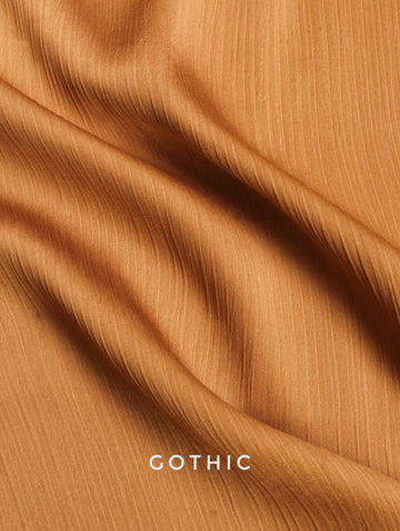 Luxe Silk Hijab Gothic