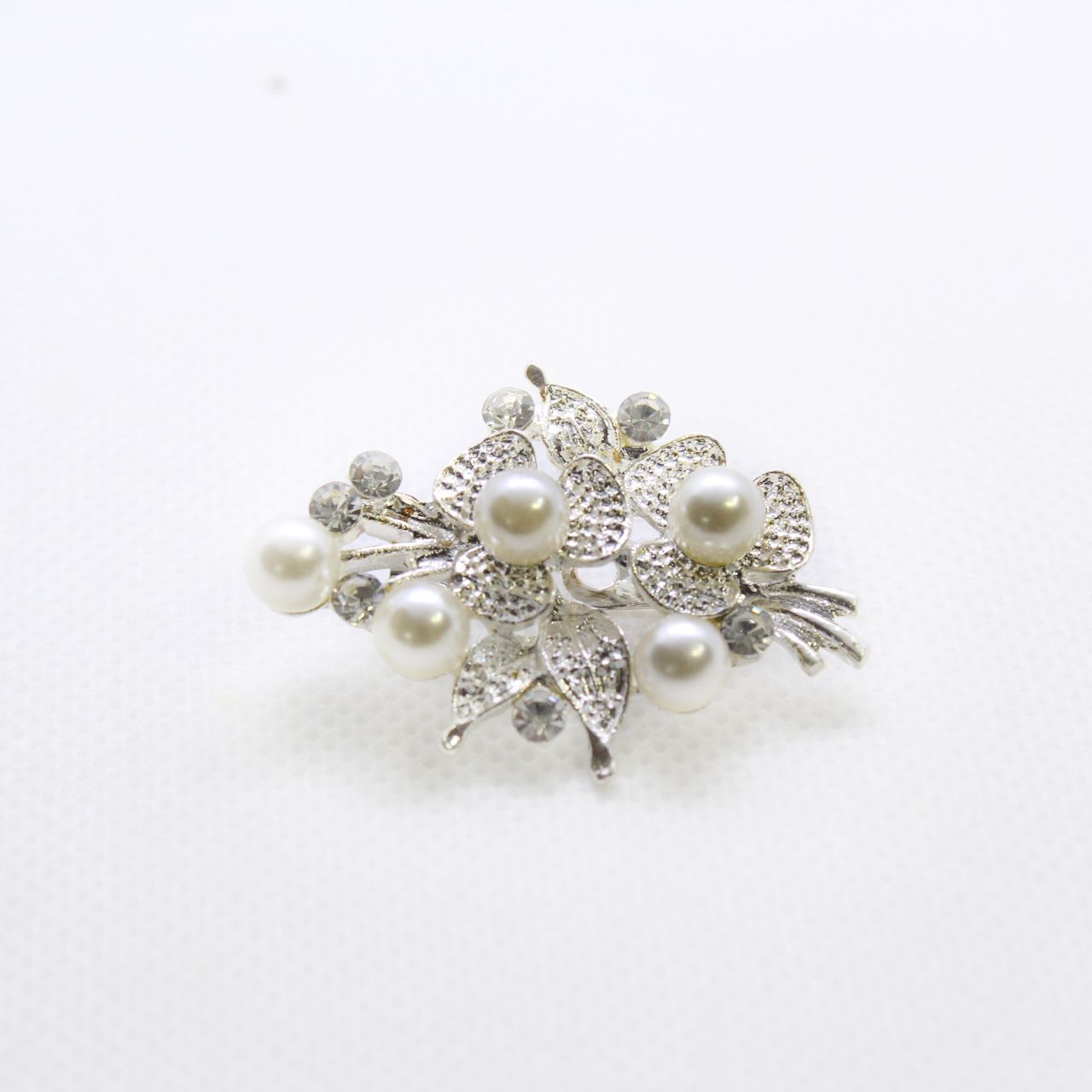 Silver Flower Brooch - Rosh