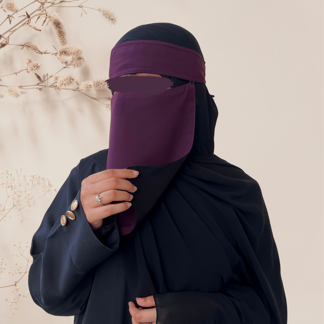 No-Pinch One Layer Niqab